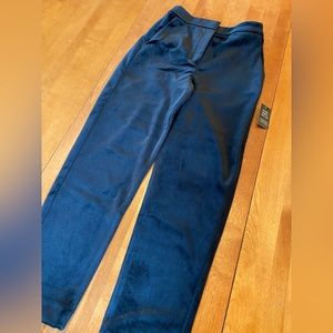 Express Editor Velour Cropped Pant